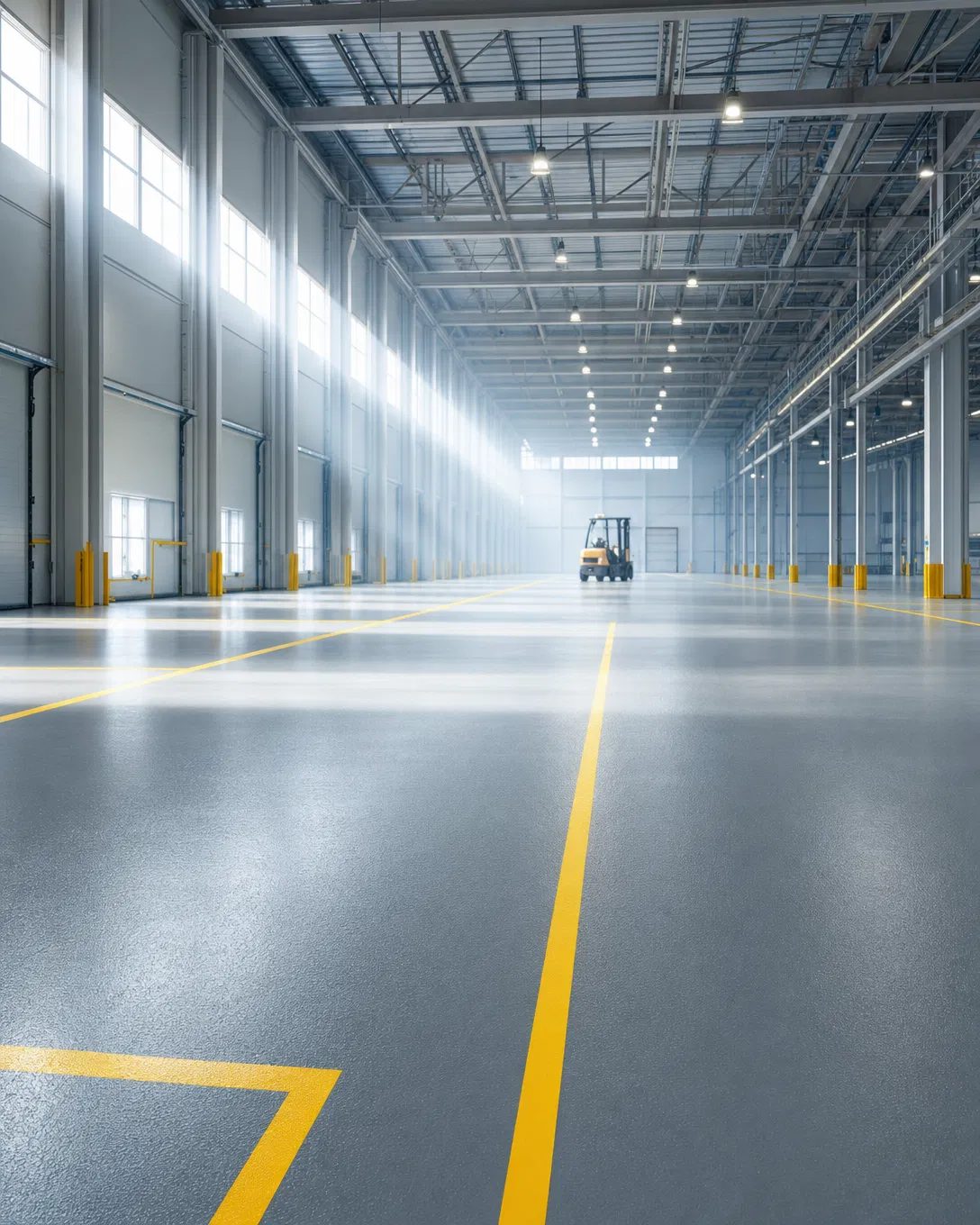 Workshops, Sheds & Warehouses — Site-assessed systems for working floors.